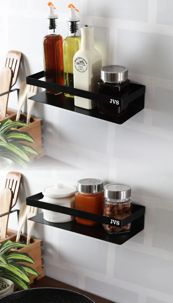 Shelf_Organiser_-_Tempt_-_14_inch_(Steel_Black)_(set_of_2_pcs)