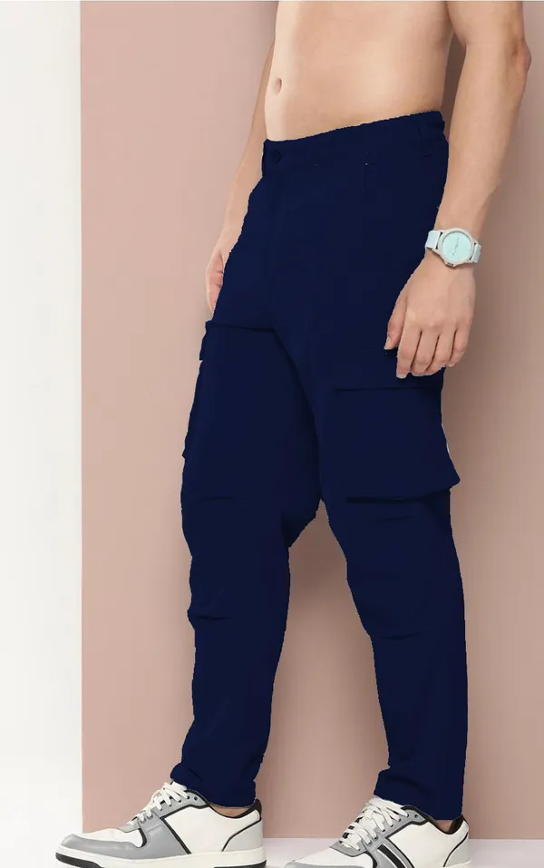 Navy_Blue_Cotton_Blend_Premium_Solid_Cargo_For_Men