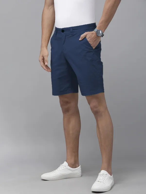 Navy_Blue_Cotton_Blend_Premium_Solid_Chino_Shorts_For_Men