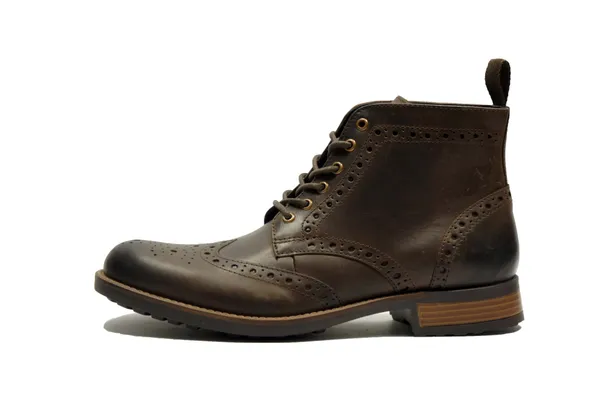 Brown_Genuine_Leather_Men's_brogue_lace-up_boots_for_Casual_Wear