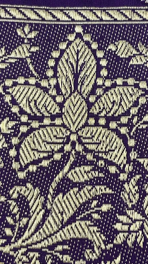 Humairah_Pure_Handloom_Navy_Blue_Katan_Silk_Kadhwa_Tilfi_Multi_Mina_Jungla_Zari_Jaal_with_Navy_Blue_Stripe_Blouse