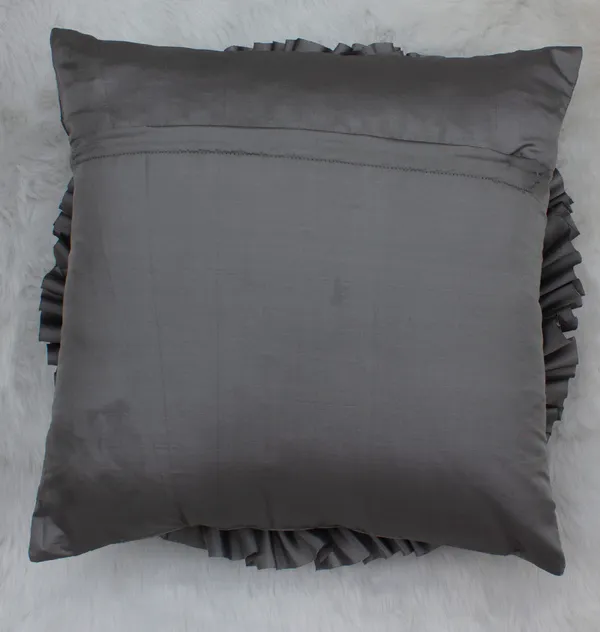 Pack_of_2_Piece_Gray_Silk_Amour_Pur_Collection_Cushion_&_Pillow_Cover_for_Living_Room_and_Bedroom