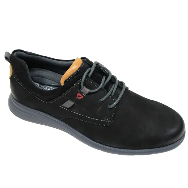 Black_Leather_Men_Round_Toe_Lightweight_Nubuck_Sneaker