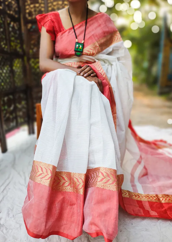 White_Zari_Kolkata_Design_Handloom_Cotton_Silk_Saree