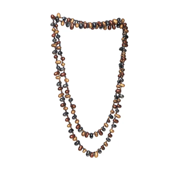 Gold_&_Bronze_Hematite_Beaded_Long_Necklace_For_Women