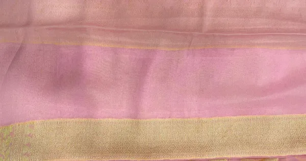 Humairah_Presents_Pure_Handloom_Baby_Pink_Chiffon_Floral_Golden_Zari_Boota_Jaal_with_Banarasi_Zari_Border_and_Baby_Pink_Blouse