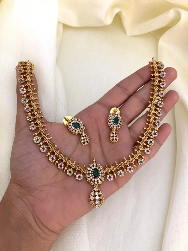 AAINA_ANTIQUE_NECKLACE_SET
