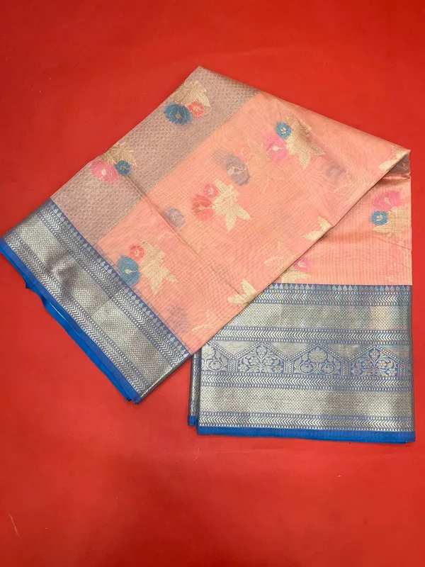 Pink_Mulberry_Silk/Silk_Blend_Banarasi_Sarees_For_Women