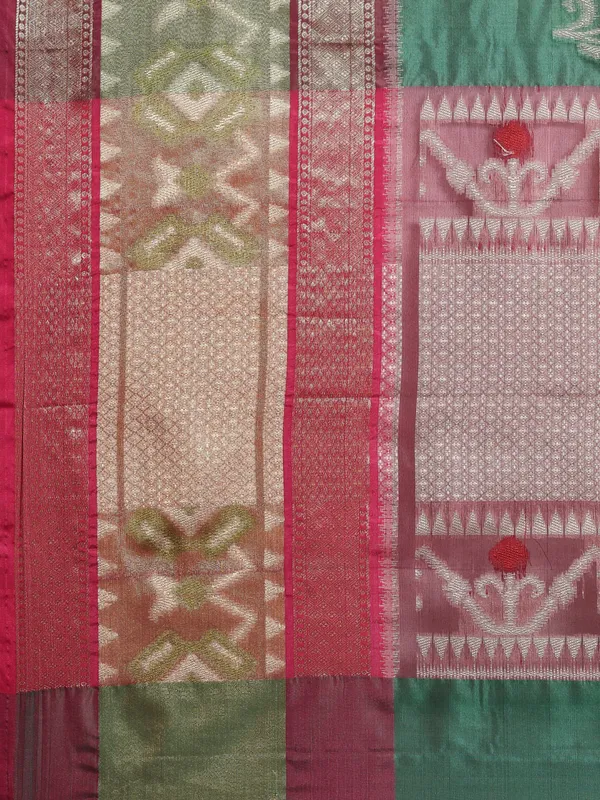Green_Art_Silk_Banarasi_Sarees_For_Women