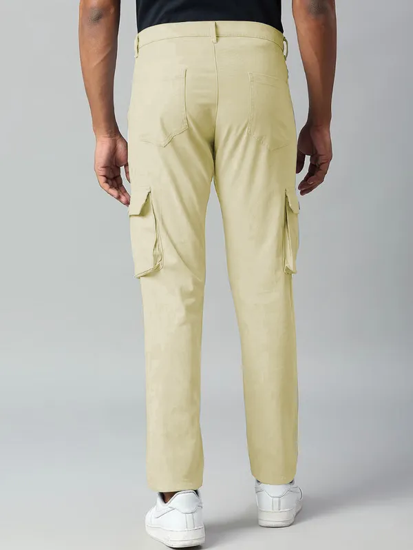Off_White_Cotton_Blend_Premium_Solid_Cargo_For_Men