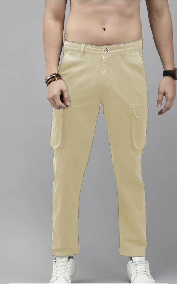 Off_White_Cotton_Blend_Slim_Fits_Mens_Cargo