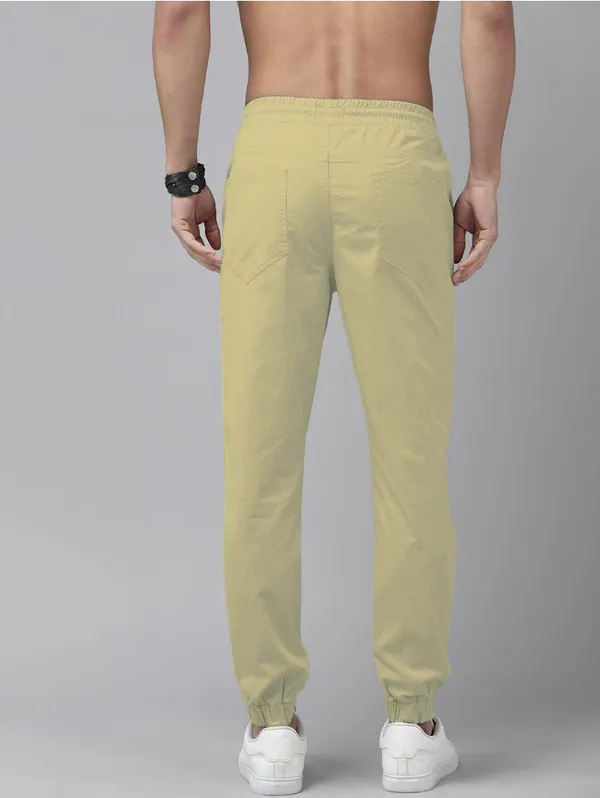 Off_White_Cotton_Blend_Premium_Solid_Joggers_For_Men
