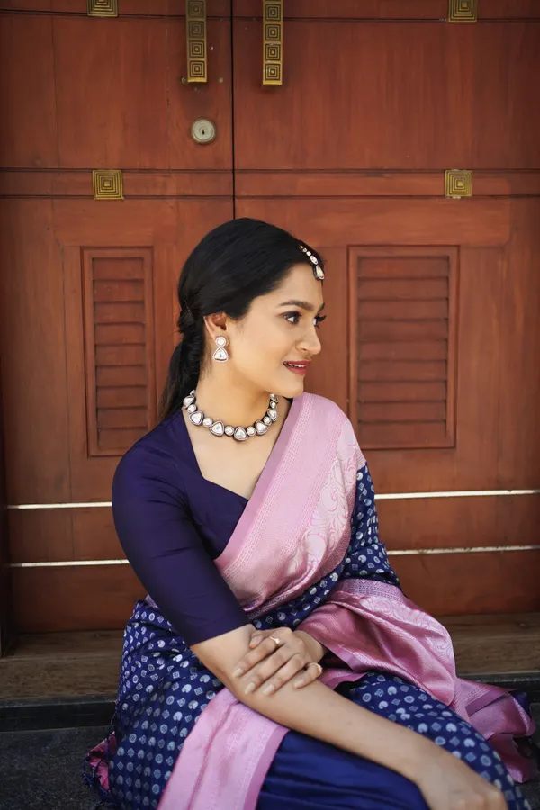BLUE_PURE_BANARASI_SAREE
