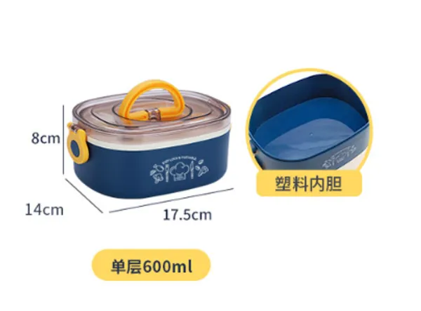 Blue_Stainless_Steel_Lunch_Box_-_Single_Compartment,_Microwave_Safe_(600Ml)