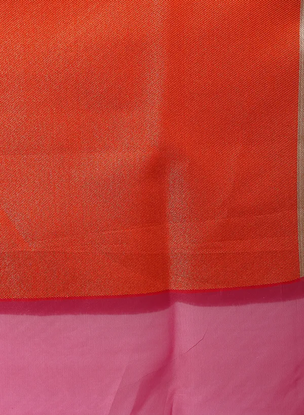 Red_Silk_Blend_Banarasi_Sarees_For_Women