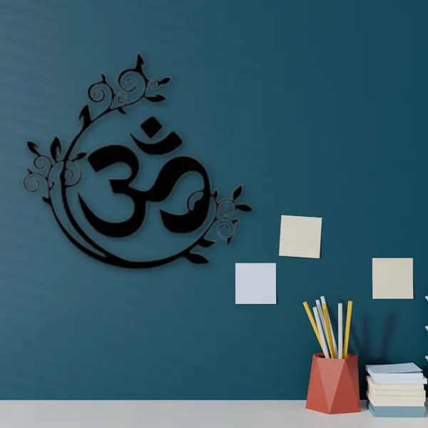 Om_Blossom_Garland_Wood_Wall_Art