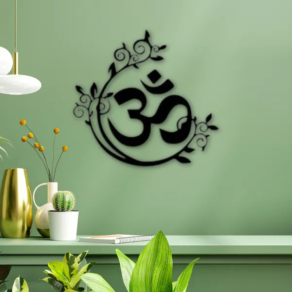 Om_Blossom_Garland_Wood_Wall_Art