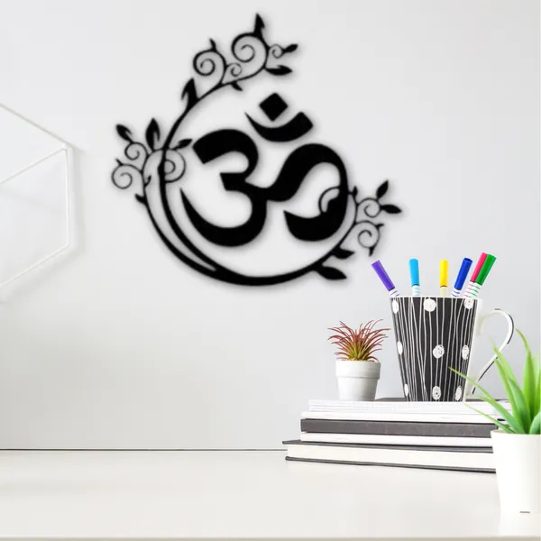Om_Blossom_Garland_Wood_Wall_Art