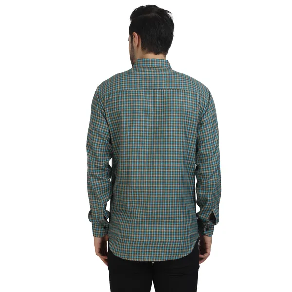 Indigo_cotton_fabric_checks_design_full_sleeve_shirt