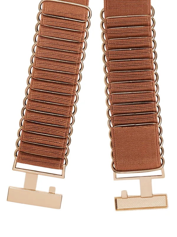 Brown_Metal_Belt_For_Women