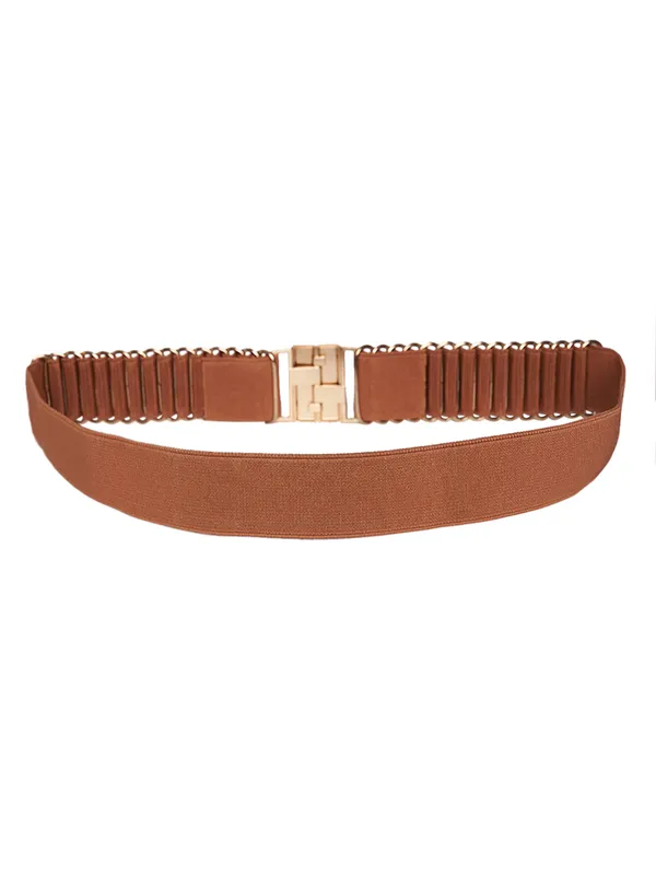 Brown_Metal_Belt_For_Women
