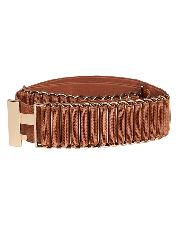 Brown_Metal_Belt_For_Women