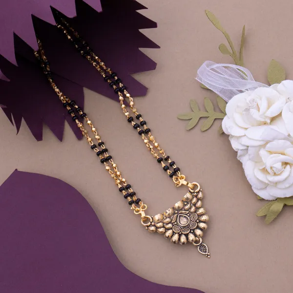 Stylish_Gold_Plated_Mangalsutra__|_22_K_Gold_Plated
