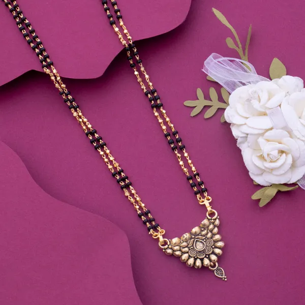 Stylish_Gold_Plated_Mangalsutra__|_22_K_Gold_Plated