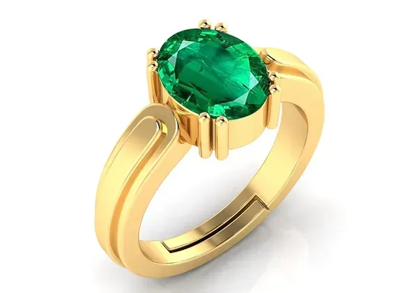 Panna_Stone_Created_Panna_Stone_Emerald_Ring_Adjustable_Woman_Man_Ring