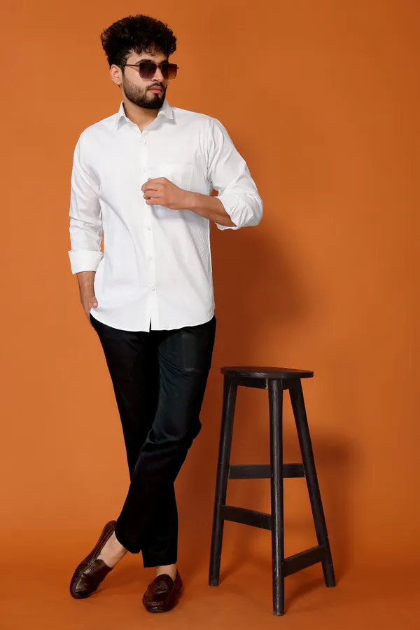 Pagazo_White_Colour_Solid_Shirt
