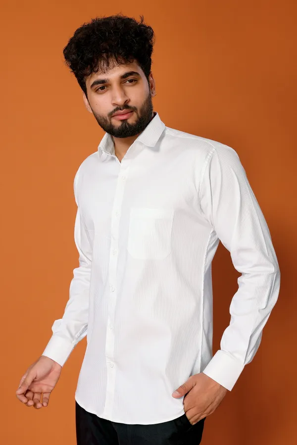 Pagazo_White_Colour_Solid_Shirt