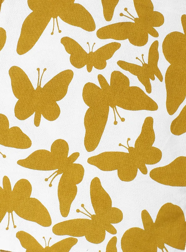 Pack_for_18_Pieces_Cotton_Yellow_Butterfly_Printed_Place_Mat_With_Napkin_Set_for_Dining_and_Center_Table