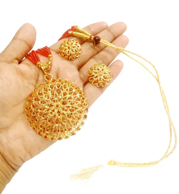Assamese_Traditional_Red_Flower_Japi_Set_276