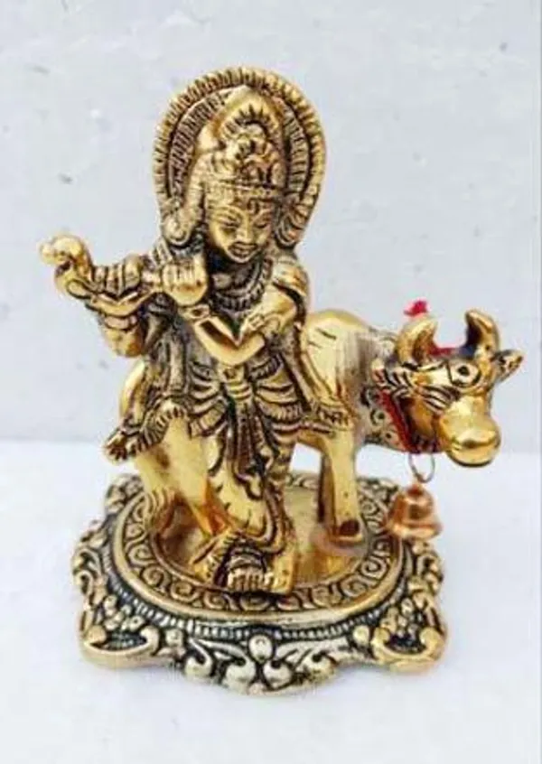 Kamdhenu_Cow_With_Krishna_Idol_Metal_Statue_For_Pooja