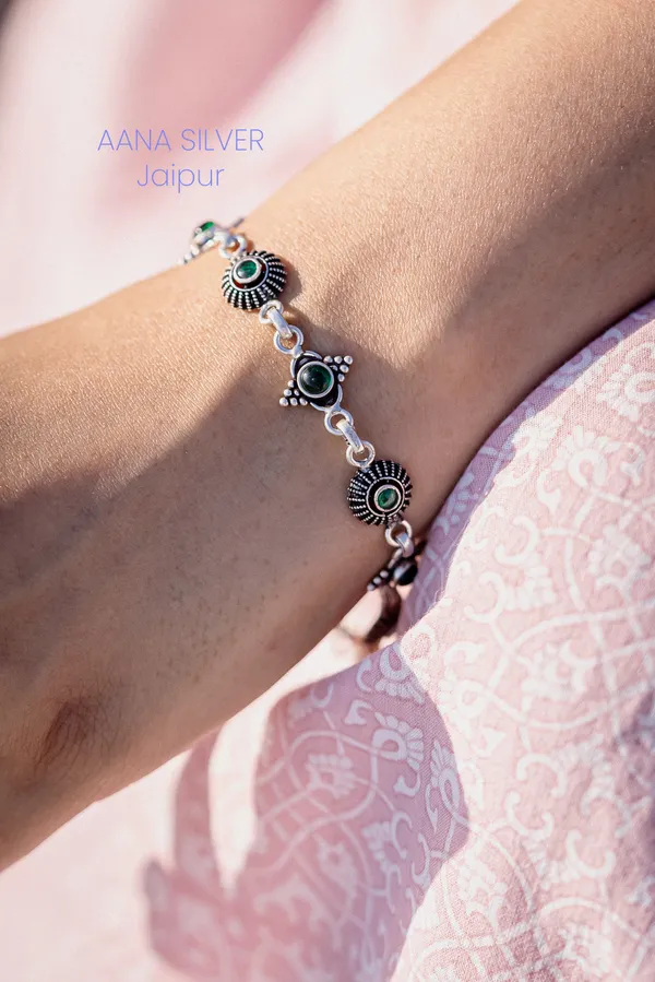 925_Pure_Sterling_Silver_|_Aabharan_Dual_Designer_Bracelet_|_Well_Stamped_&_Hallmarked