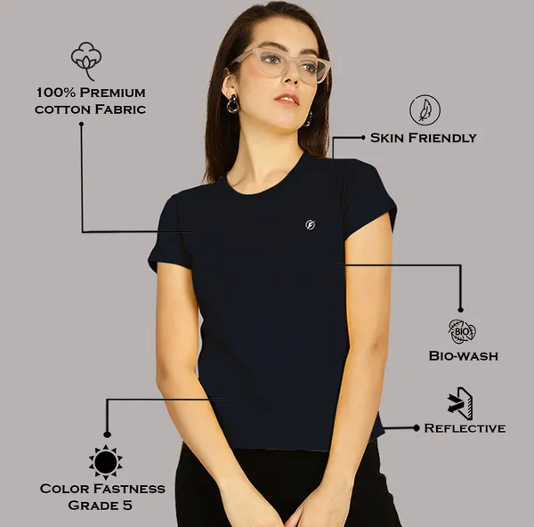 Pack_of_2_Purple_&_Navy_Blue_Cotton_Round_Neck_T-Shirt_For_Women
