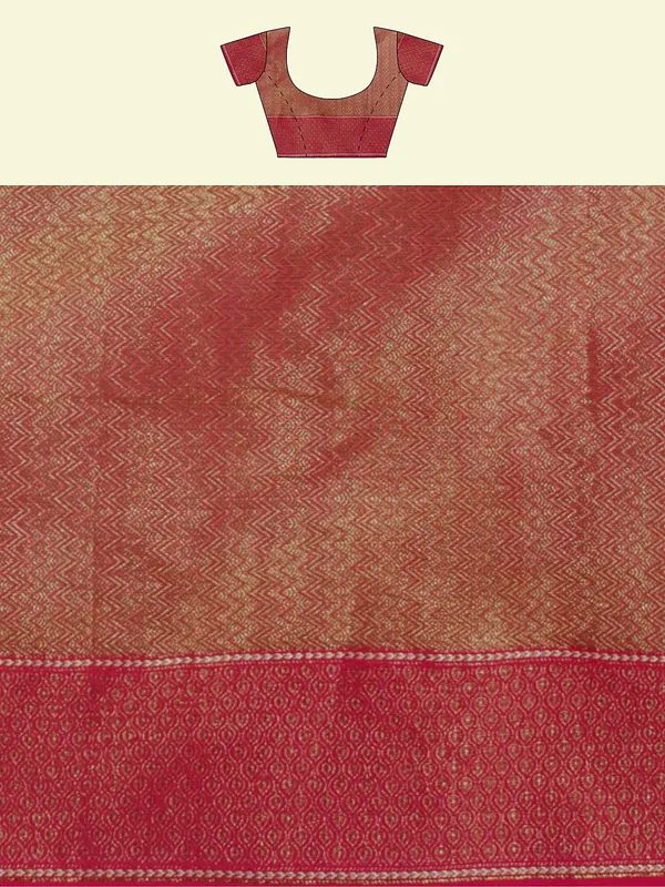 Green_Cotton_Blend_Banarasi_Sarees_For_Women