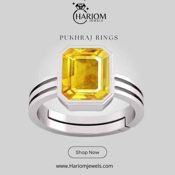 Yellow_Pukhraj_Panchdhatu_Created_Sapphire_Gemstone_Gold_Plated_Ring_For_Men_And_Women_From_4.25_Ratti_to_20.25_Ratti