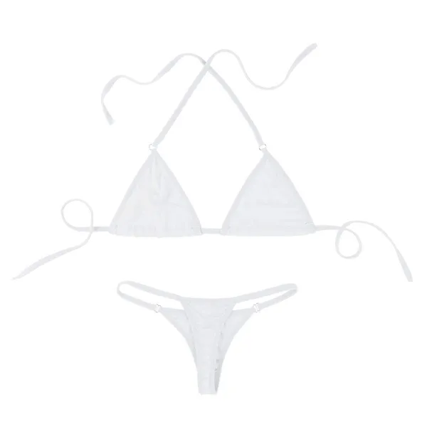 White_Thong_Bikini_Set_For_Women