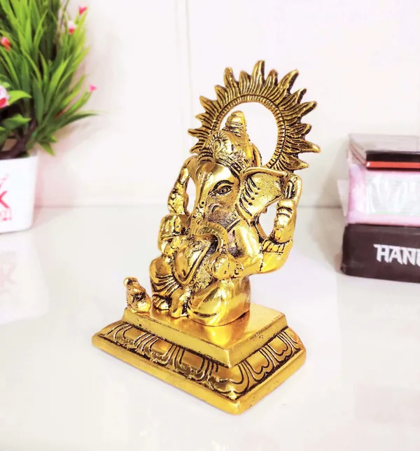 Ganesha_Metal_Statue_Decorative_Showpiece