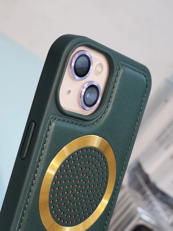 Iphone_15_(6.1)_Green_Original_Luxurious_Leather_Magsafe_Case