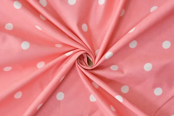 220TC_Elastic_Fitted_100%_Cotton_Feel_Printed_King_Size_Single_Bed_Bedsheet_with_1_Pillow_Cover_(36"x78"_Upto_6"_Mattress)_Pink_Polka