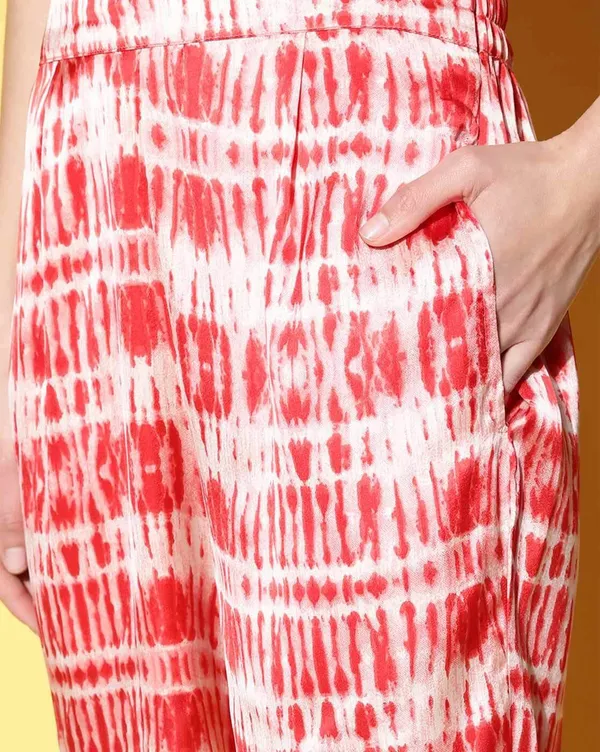 Red__White_Tie__Dye_Printed_Satin_Top_With_Palazzos_Co-Ords_Set