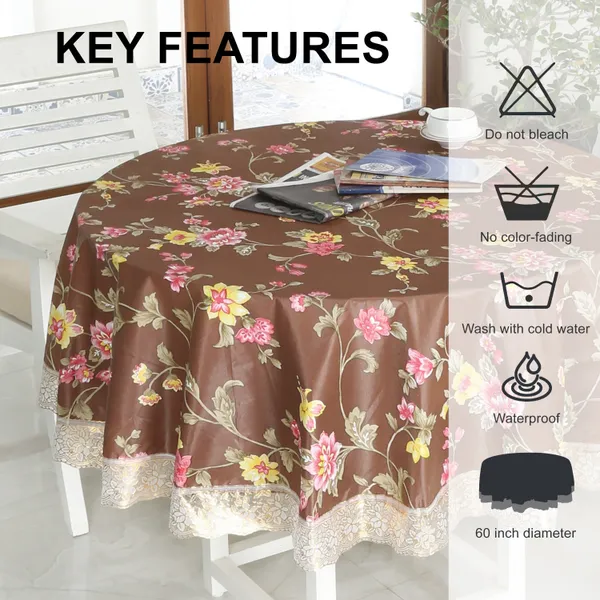 Homerz_Premium_Round_Table_Cover,_60_inch_Diameter,_Waterproof_and_Easy_to_Clean,_2_Years_Brand_Guarantee_(Brown_Leaves)