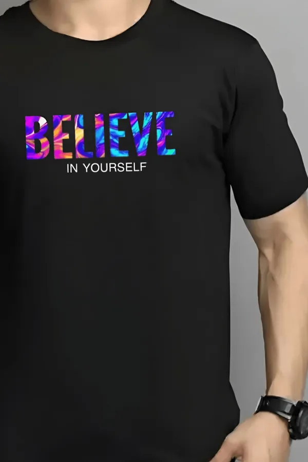 Black_Printed_Half_Sleeve_Cotton_T-Shirt_For_Men