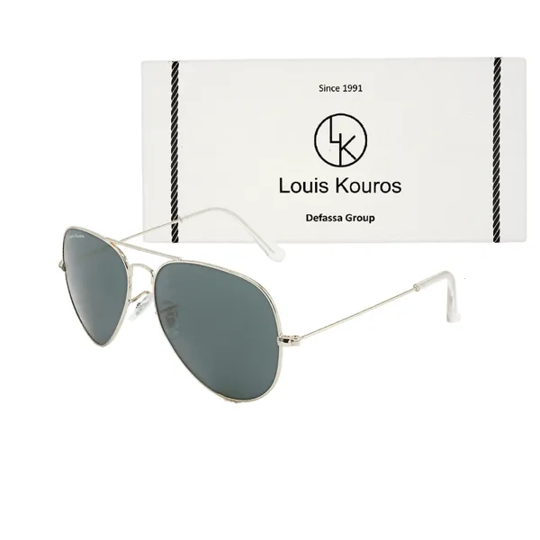 LOUIS_KOUROS__Black_Armstoner_Mirrored(Glass),_UV_Protection,_Toughened_Glass_Lens,_UV_Protection,_Night_Vision,_Aviator_Sunglasses_(62)__(For_Men_&_Women,_Black)