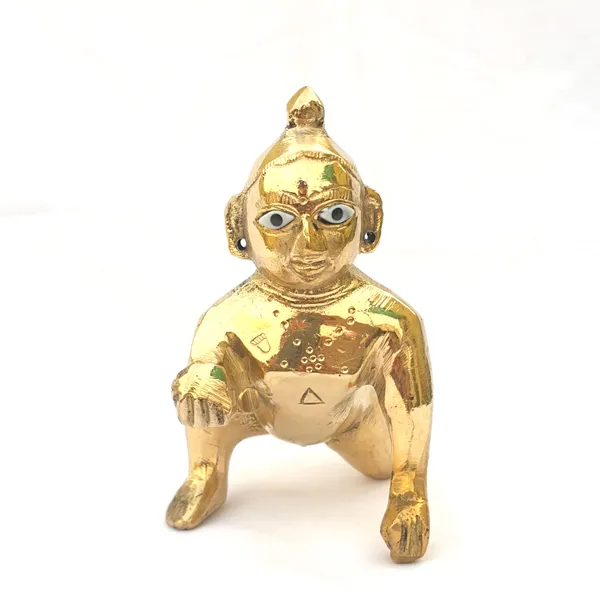 visatgoddism_(_0._NO_)_Laddu_Gopal_Idol_Gold_Color_Decorative_Showpiece_-_6_cm_(Brass,_Copper,_Panchdhatu_)