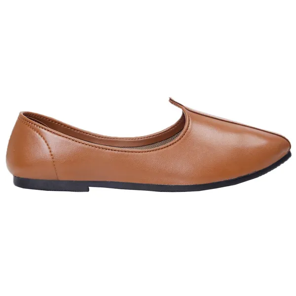 Brown_&_Blue_&_Tan_PU_Premium_Jutis_Shoe_For_Men