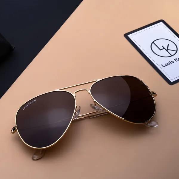 Louis_Kouros_Brown_Armstoner_Mirrored(Glass),_UV_Protection,_Toughened_Glass_Lens,_UV_Protection,_Night_Vision,_Aviator_Sunglasses_(62)__(For_Men_&_Women,_Brown)