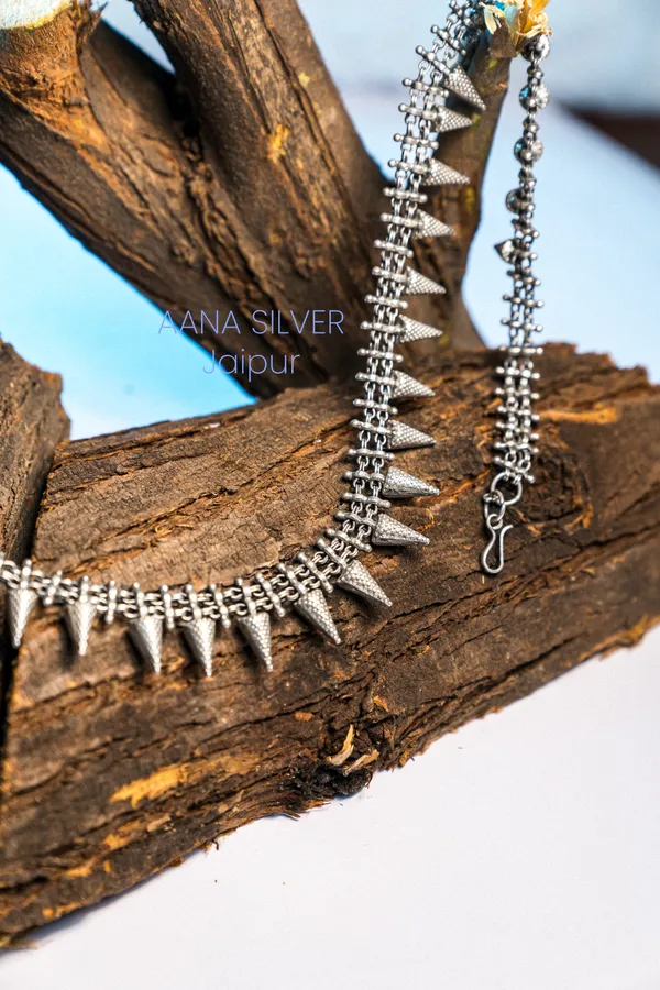 925_Pure_Sterling_Silver_|_Aabharan_Statement_Necklace_|_Well_Stamped_&_Hallmarked